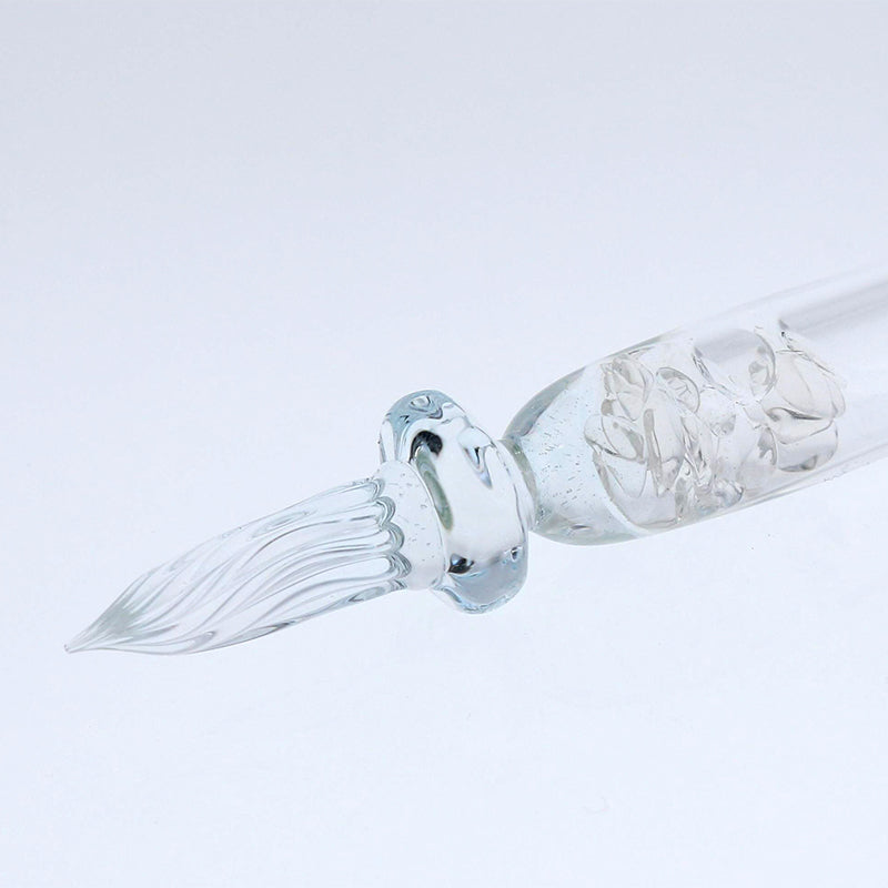 【当店限定】ガラス工房 まつぼっくり ストームグラス+ クリスタル ガラスペン