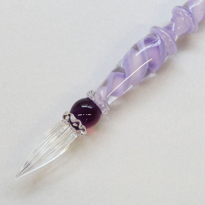 Kokeshi リボンケーン Lollipop Long ウィステリア ガラスペン
