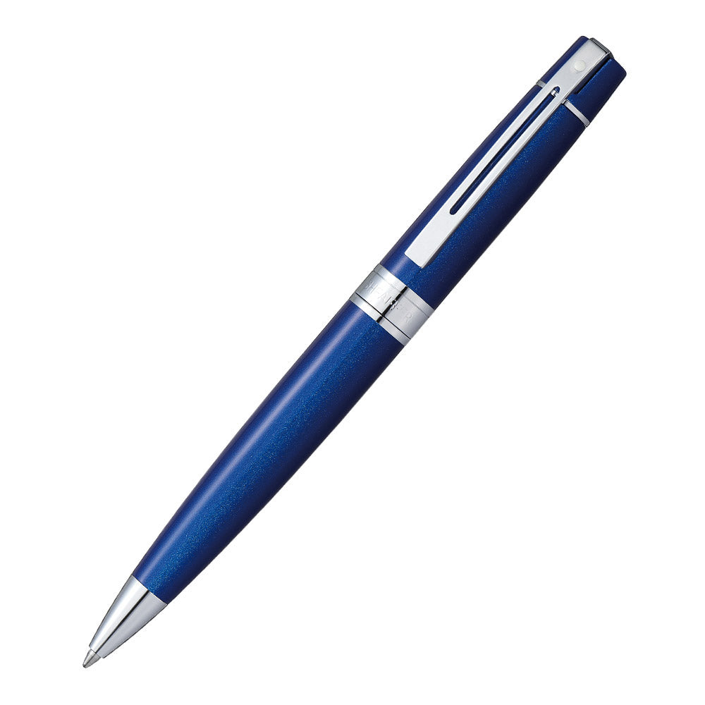 SHEAFFER 300 グロスブルー Sheaffer® 300 Glossy Blue with Chrome Trims Rollerball Pen