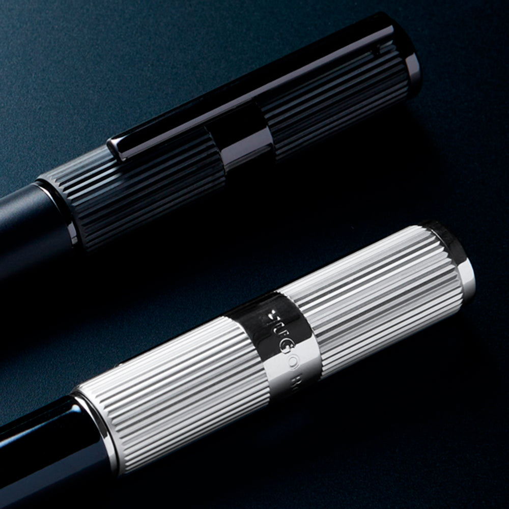 ヒューゴボス フォーメーション ライン ブラック ボールペン