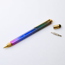 Load image into Gallery viewer, Monteverde One-Touch Starry Tool Pen Rainbow Ballpoint Pen
