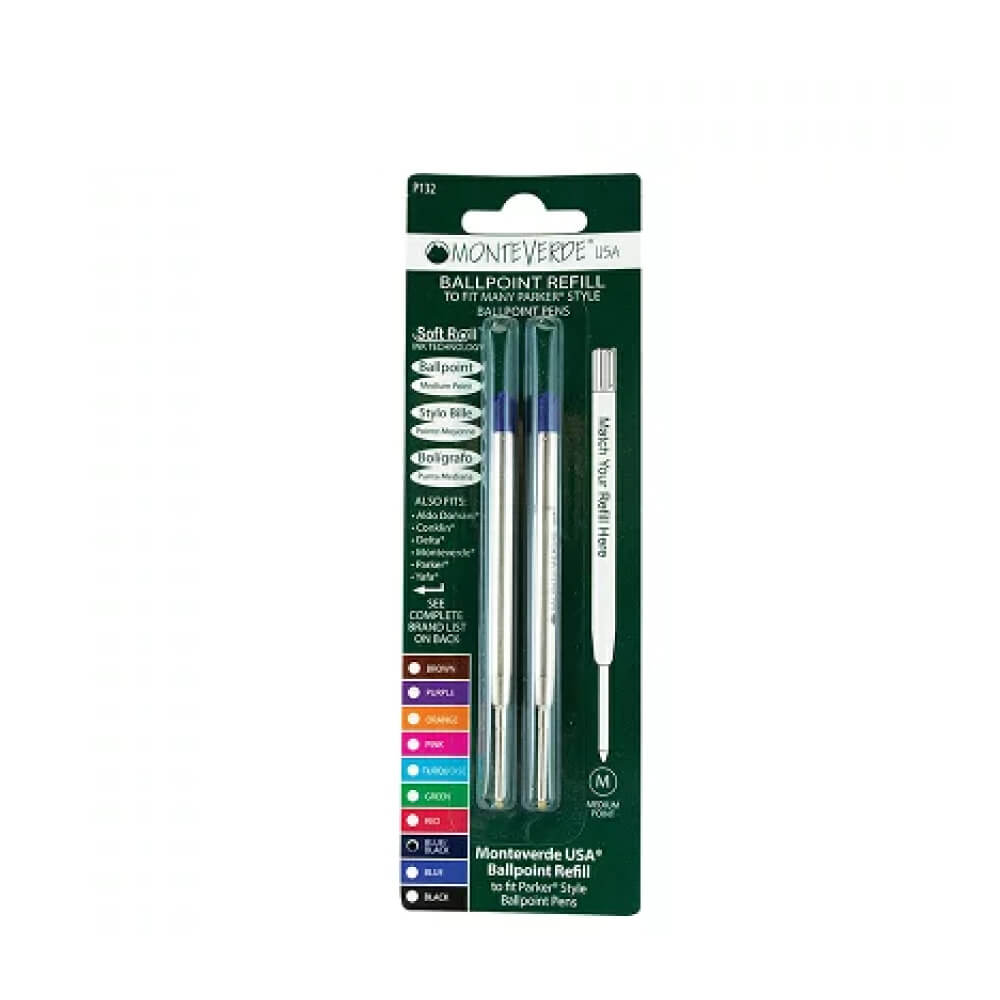 【新品未使用・廃盤】MONTEVERDE モンテベルデ ボールペン 替芯付き モンテベルデ ボールペン替芯（2本入） – PellePennaペンショップ