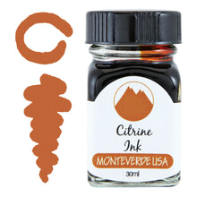 Load image into Gallery viewer, Monteverde Mini Bottle Ink Gemstone Series Citrine G309CI Ink
