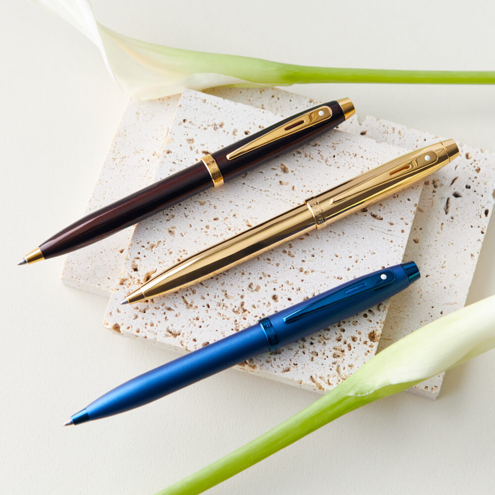 SHEAFFER ゴールドボールペン ケース付き SHEAFFER - 美品 SHEAFFER シェーファー ボールペン ゴールド