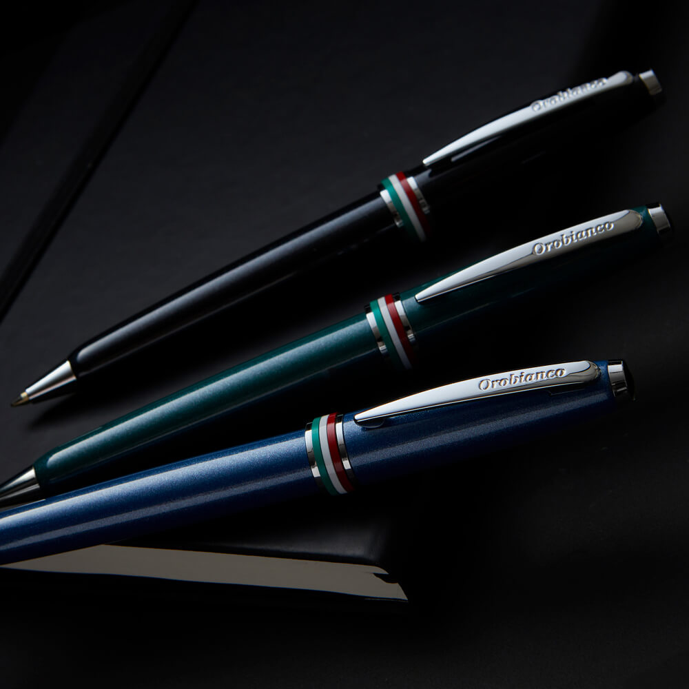 オゴペン　180HF オゴペン　180FP 2本セット 数量限定 ギフトセット】オロビアンコ アウラ ボールペン – PellePenna
