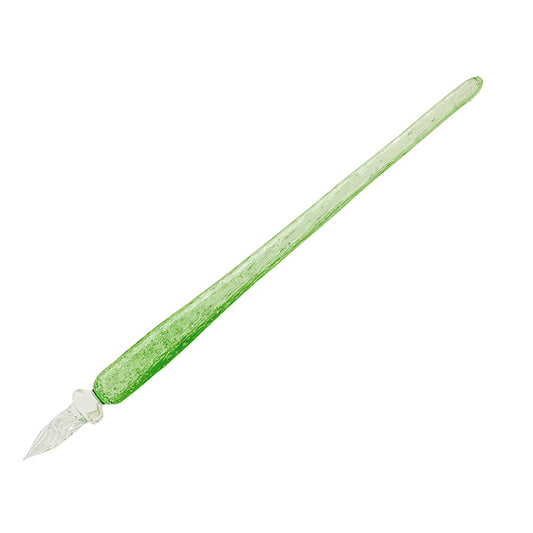 ガラス工房 まつぼっくり　ツブツブ　 グリーン　ガラスペン