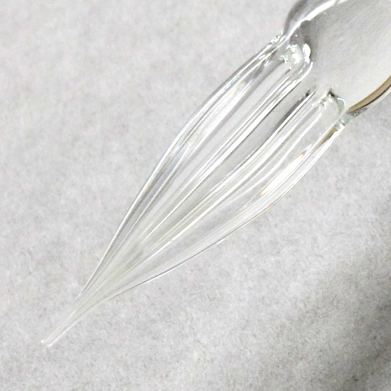 The NEON シンプルガラスペン 虹色 オレンジ The NEONガラスペンシンプルガラスペン オレンジ