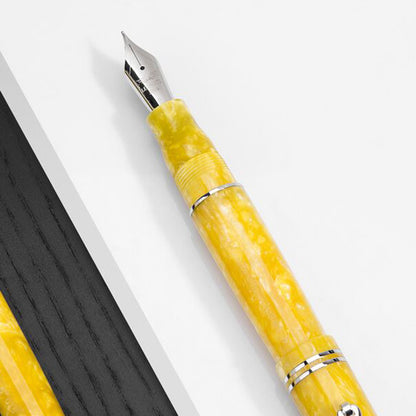 公式 レオナルド オフィチーナ イタリアーナ フローレ サンイエロー 万年筆