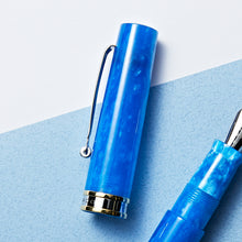 Load image into Gallery viewer, [Japan Only] Official [Japan Exclusive Agent] Leonardo Officina Italiana Nostalgia Grotta Blue Fountain Pen
