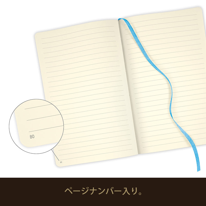 カステリミラノ 1938　HARRIS　SLATE BLUE  方眼　ミディアムサイズ　手帳