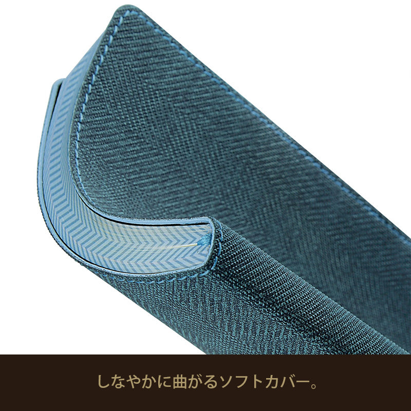 カステリミラノ 1938　HARRIS　SLATE BLUE  方眼　ミディアムサイズ　手帳