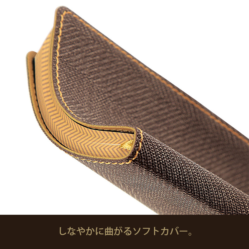 カステリミラノ 1938　HARRIS　TOBACCO BROWN　方眼　ポケットサイズ　手帳