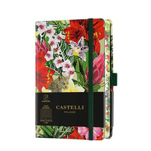 Load image into Gallery viewer, Castelli Milano EDEN LEOPARD Ruled Line Pocket Size Notebook 

