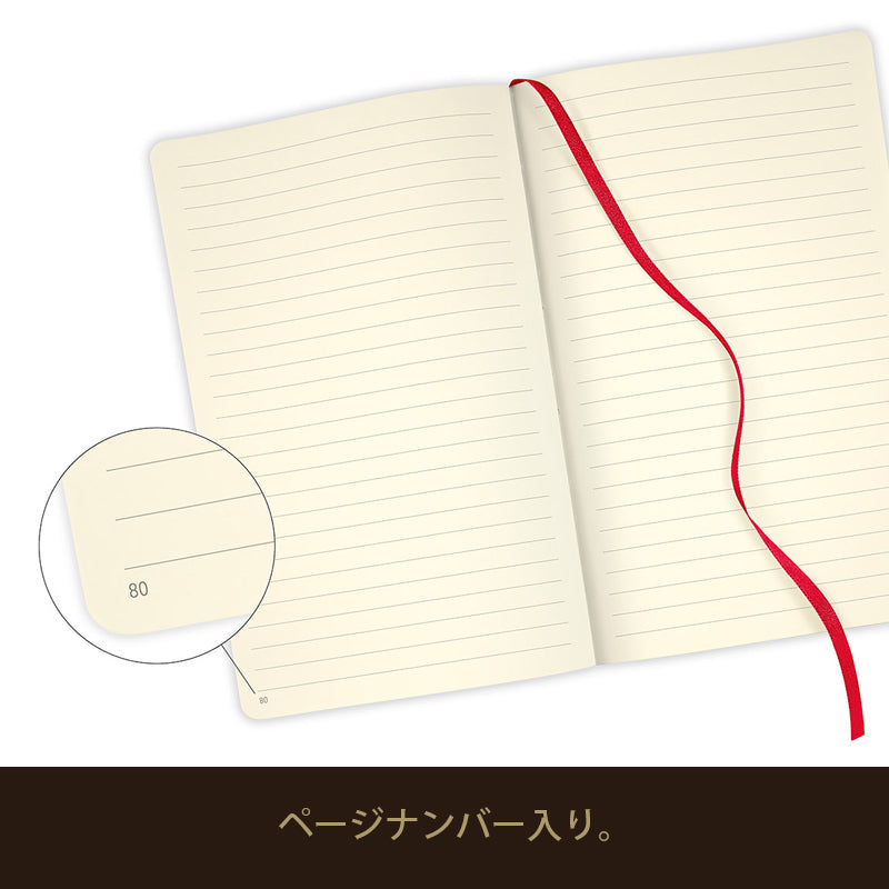 カステリミラノ 1938　FORESTA　ROSE　罫線　ミディアムサイズ　手帳